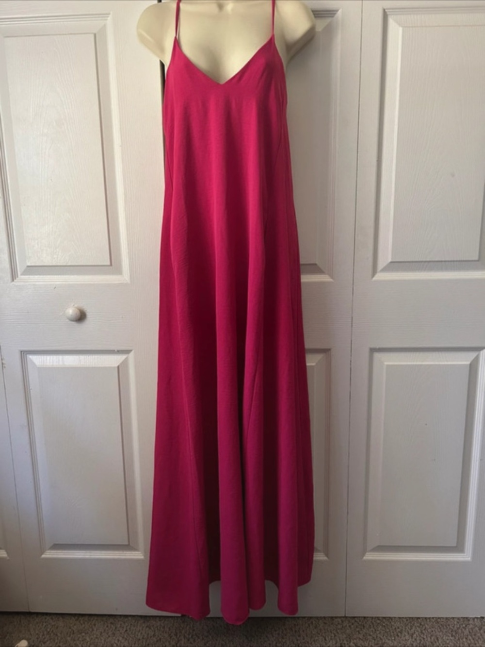 V-Neck Maxi Slip Dress